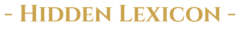 Logo Hidden Lexicon