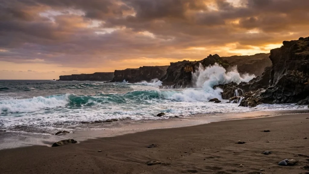 Nyi Roro Kidul legend: the rugged southern coast of Java associated with the sea queen myth